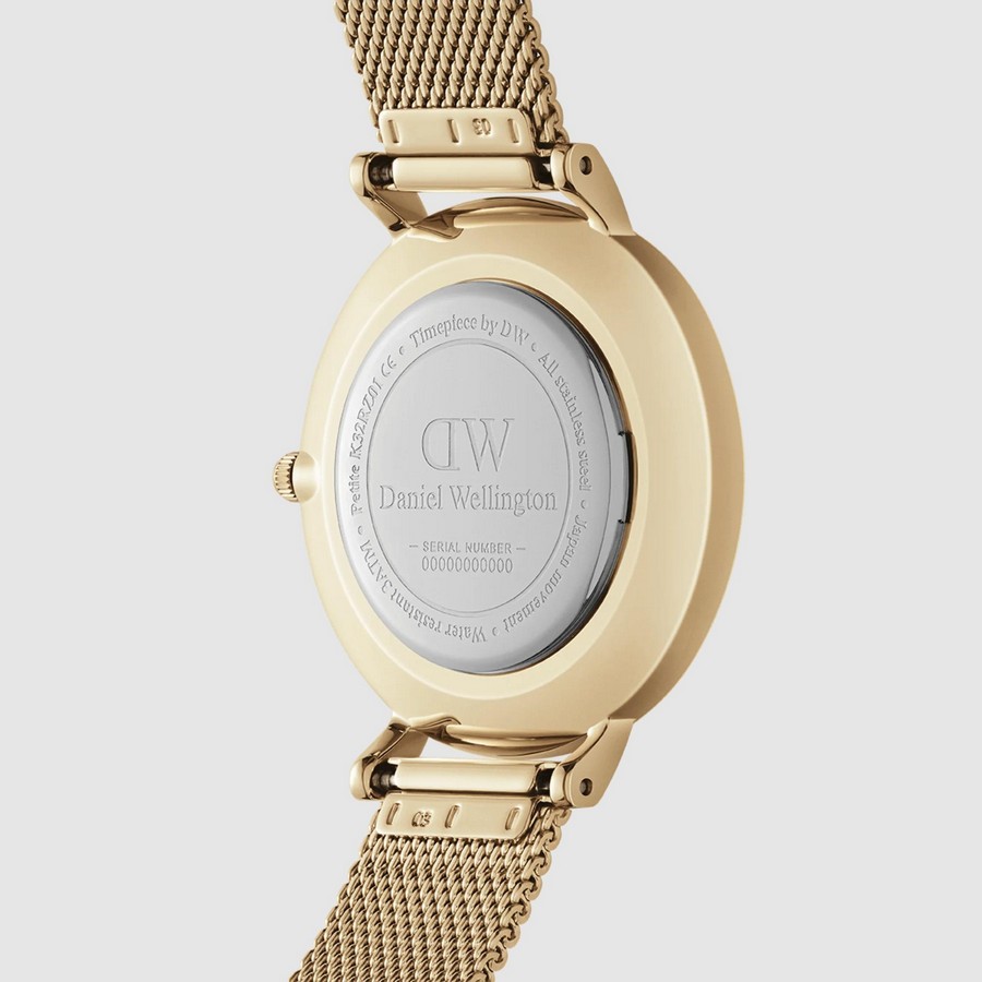 Đồng Hồ Dw Daniel Wallington Petite Lumine Bezel Evergold Mop Nữ Vàng Trắng